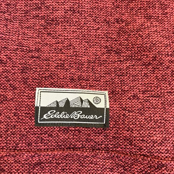 Eddie Bauer Men's Sz XXL Classic Fit Knitted Sweater Fleece Heathered Tawny Port - Picture 7 of 16